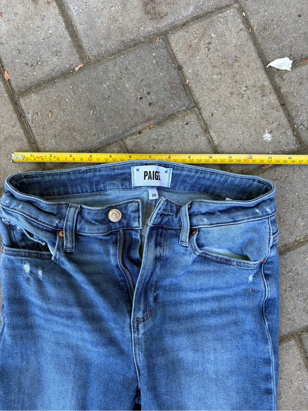 PAIGE High Rise Laurel Canyon 32" Bootcut Jean - Hackney - Picture 6 of 12